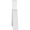 Ekena Millwork Archdale Architectural Grade PVC Gable Bracket, 72"W x 12"H x 2"D x 4"F, 4/12 Pitch GBP072X12X0204ARC00 - alternate 3